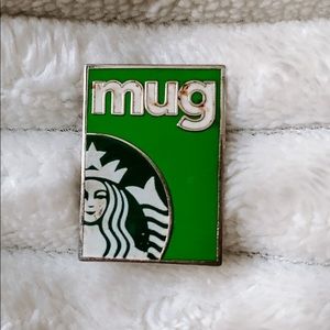 Starbucks mug award pin